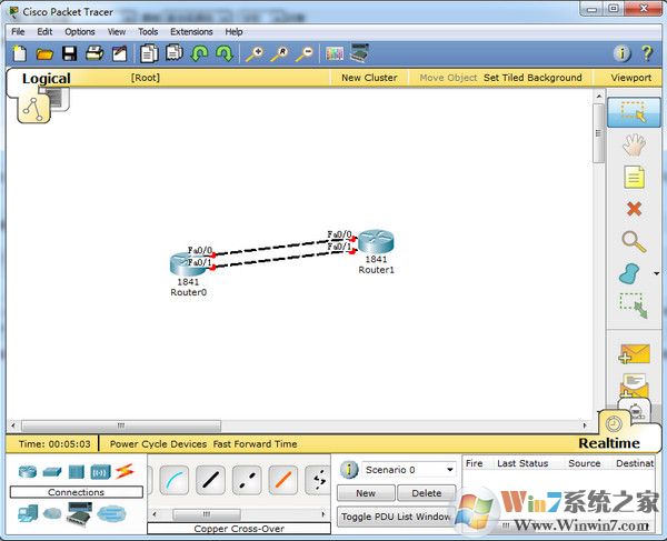 思科模擬器(Cisco Packet Tracer)截圖