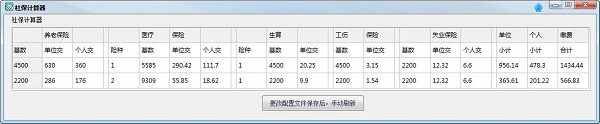 社保計(jì)算器2021