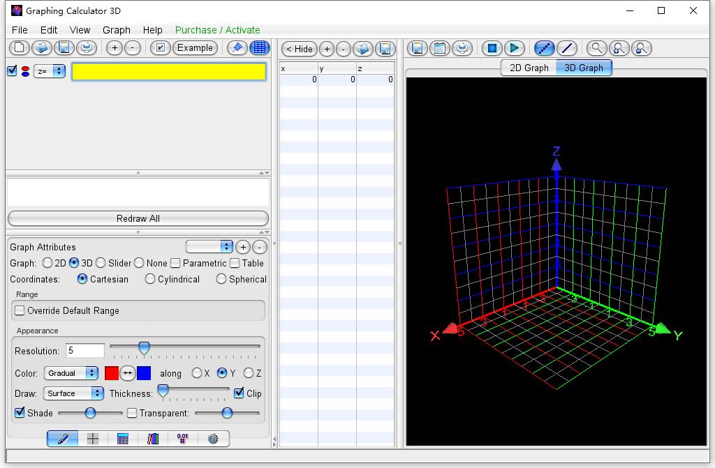 Graphing Calculator 3D