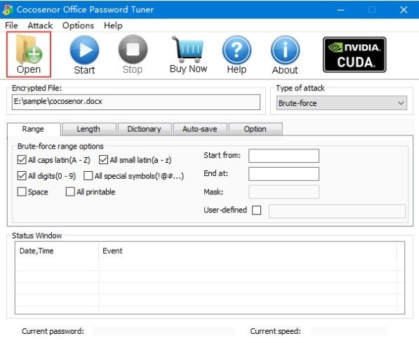 Cocosenor Excel Password Tuner