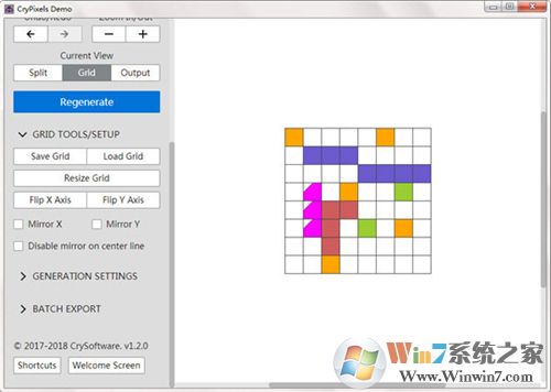 CryPixels(像素點繪圖片工具) V1.2.0 英文版