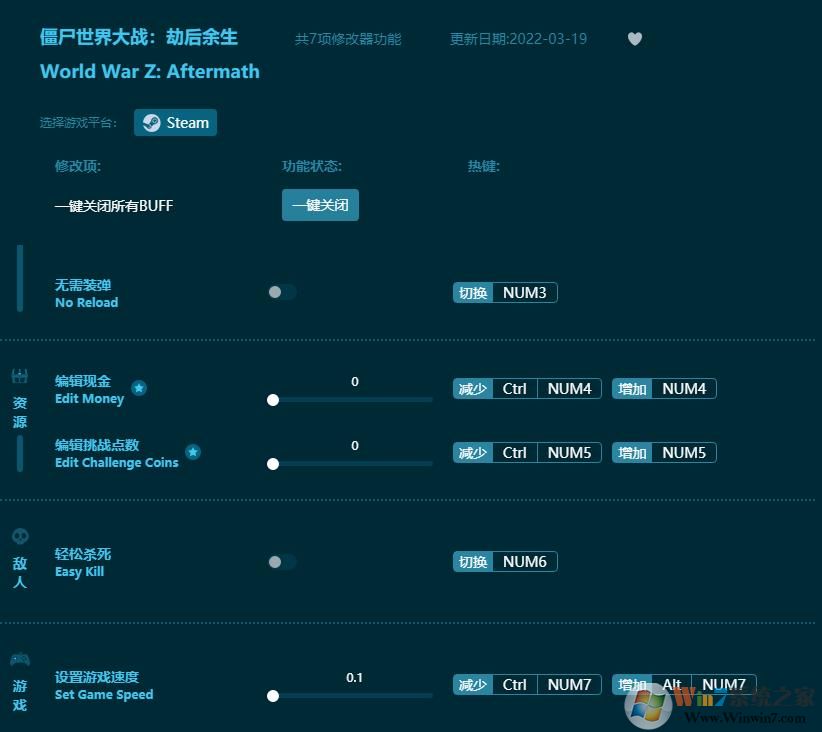 僵尸世界大戰(zhàn)劫后余生修改器