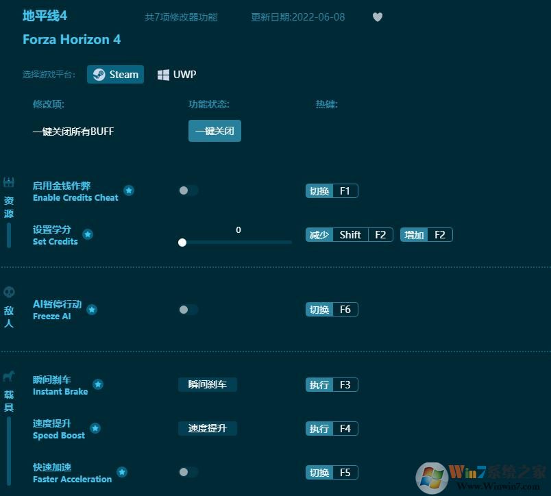 極限競速地平線4多功能修改器 通用版v2022.9