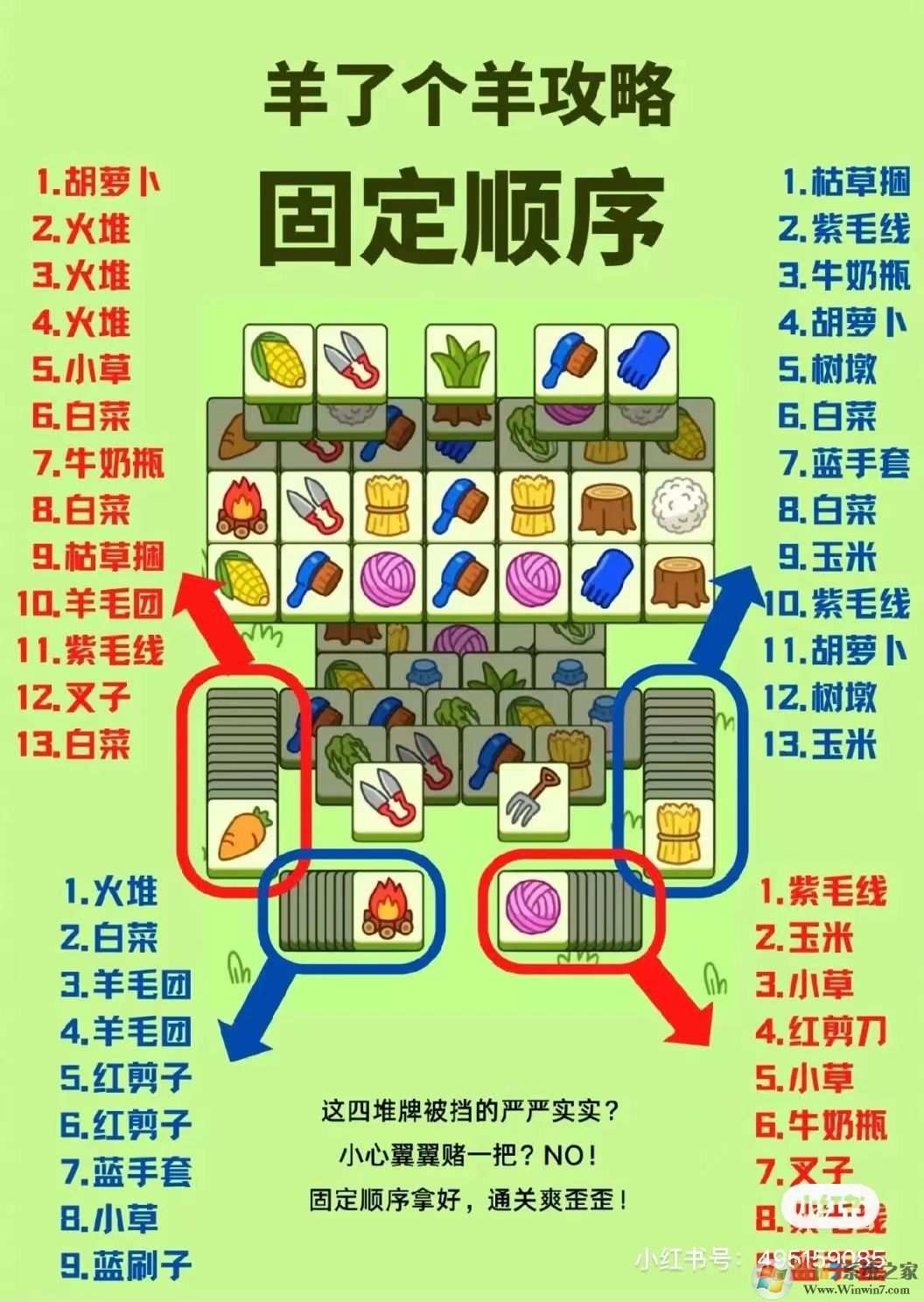 羊了個羊通關攻略_羊了個羊固定順序[非科技]