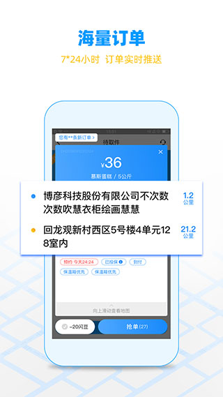 閃送員app