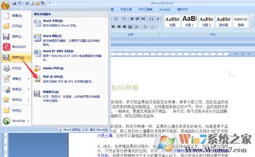 Word2007文檔怎么樣轉(zhuǎn)成PDF