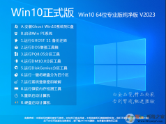 Win10系統(tǒng)盤下載|WIN10專業(yè)版(64位)系統(tǒng)鏡像V2023