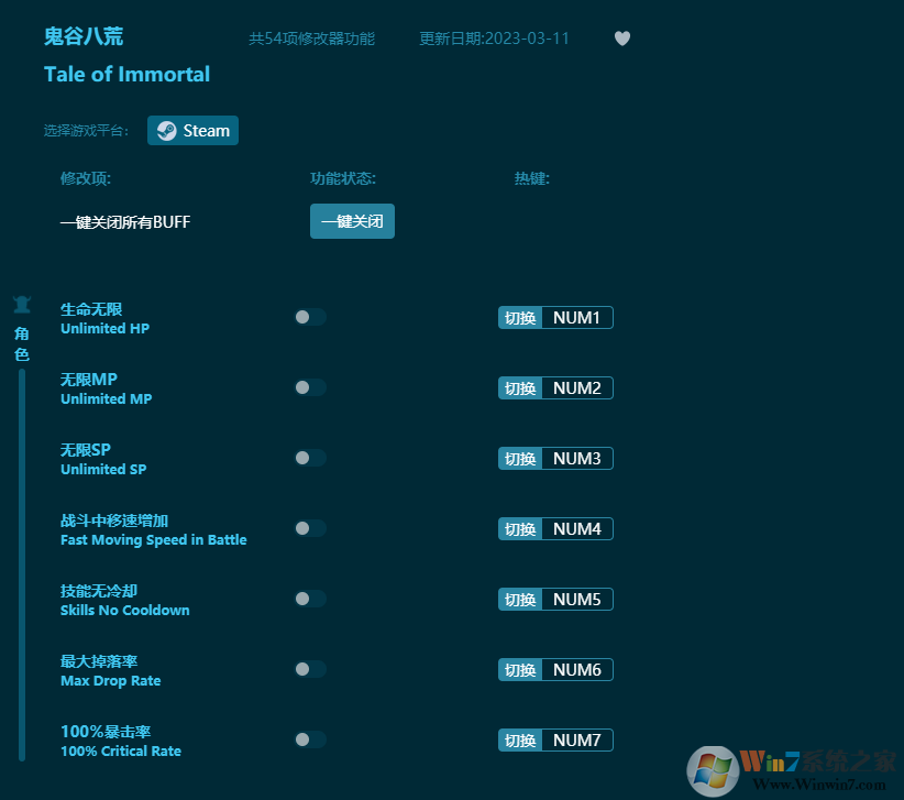 鬼谷八荒五十四項(xiàng)修改器 v2023最新版