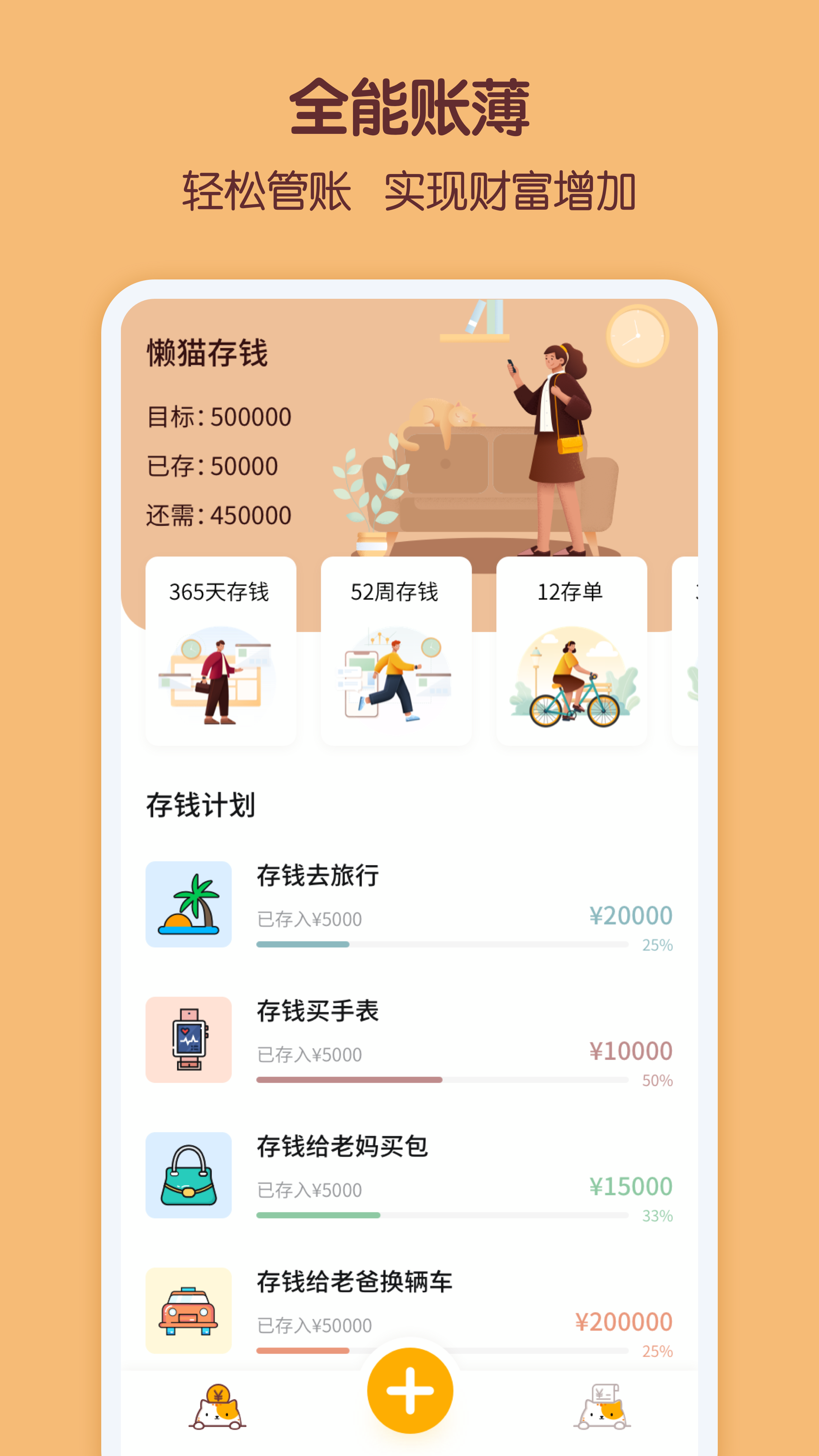 懶貓存錢APP