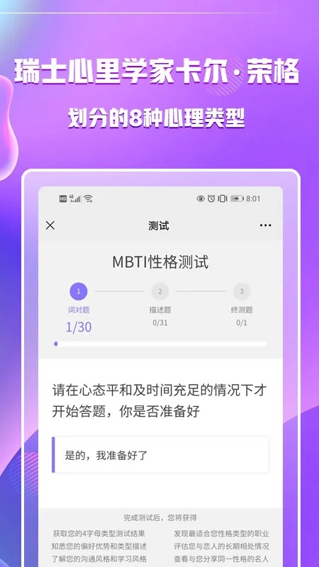 MBTI測試APP