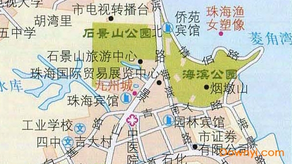 珠海市地圖全圖高清版