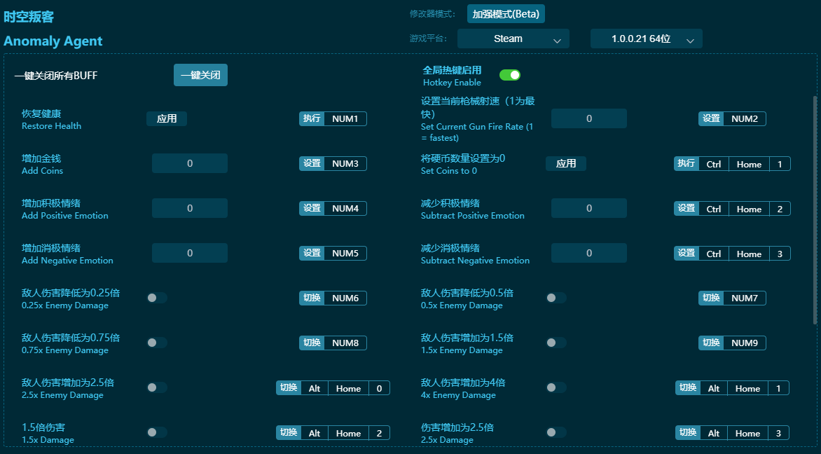 時空叛客二十三項修改器 v2024最新版