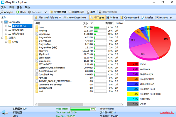 Glary Disk Explorer(磁盤管理器)