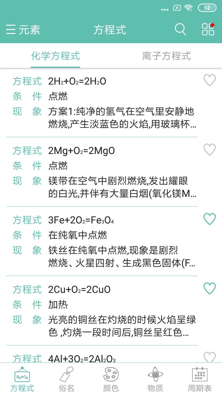 化學(xué)方程式2024