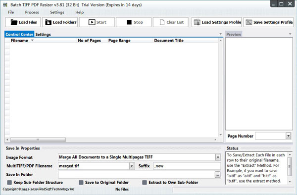 Batch TIFF PDF Resizer(PDF文件處理軟件)