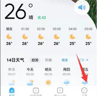 2345天氣預(yù)報(bào)怎么開啟紫外線防曬提醒？1