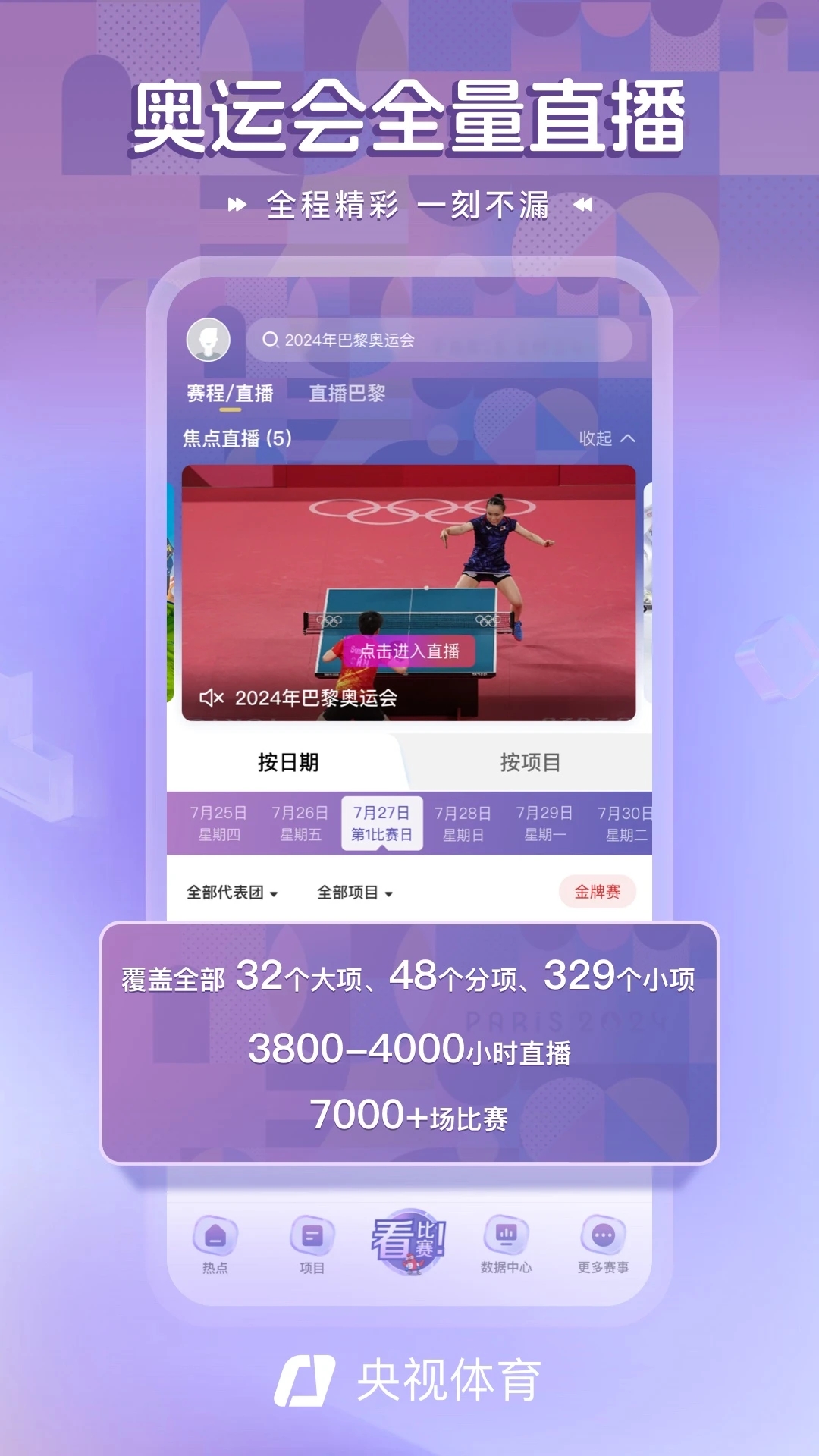 央視體育(巴黎奧運(yùn)會(huì))