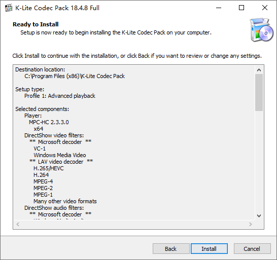 K-Lite Codec Pack官方版