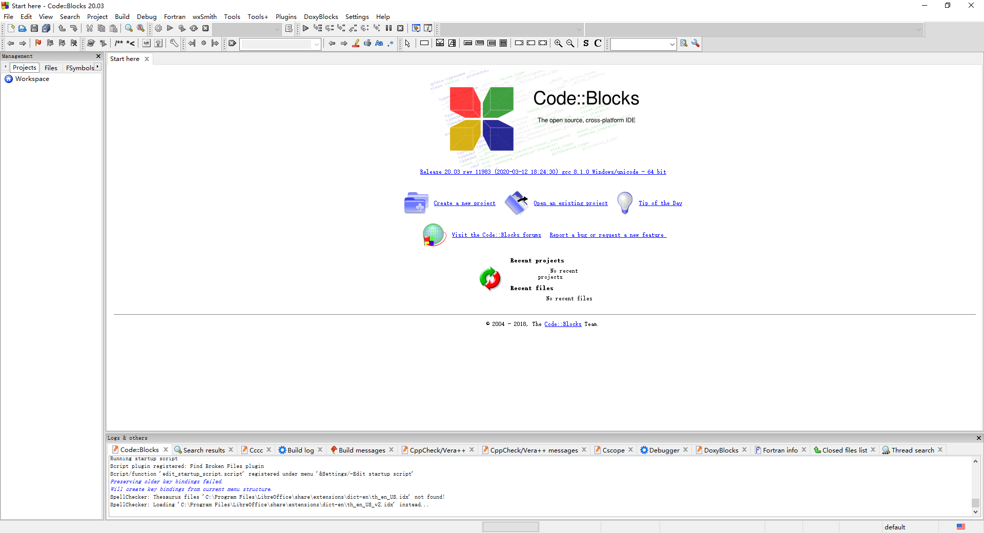 Code::Blocks(附帶編譯器)