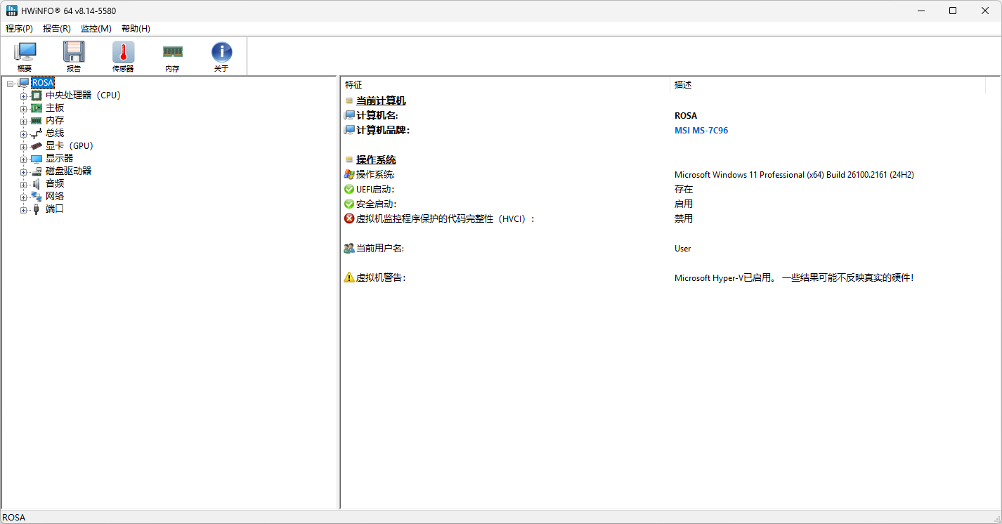 HWiNFO純凈版