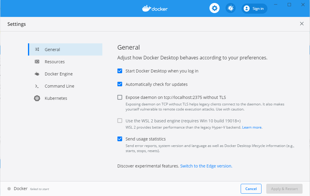 Docker Desktop漢語(yǔ)版