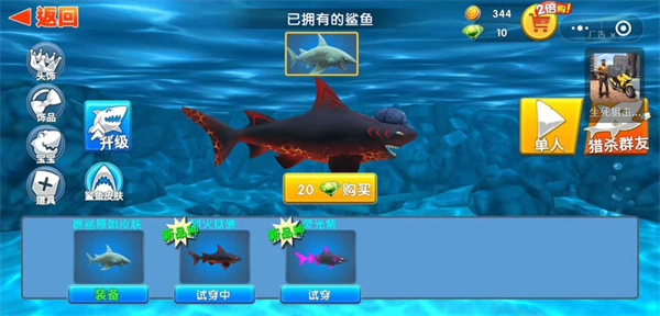 鯊魚(yú)升級(jí)攻略2