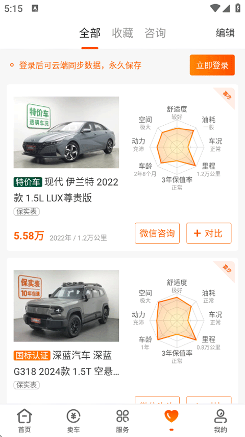 優(yōu)信二手車